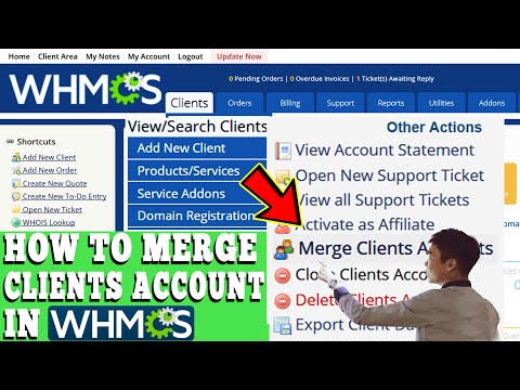 HOW TO MERGE CLIENTS ACCOUNT IN WHMCS? [STEP BY STEP]☑️