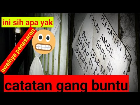 Video: Mengapa disebut gang buntu?