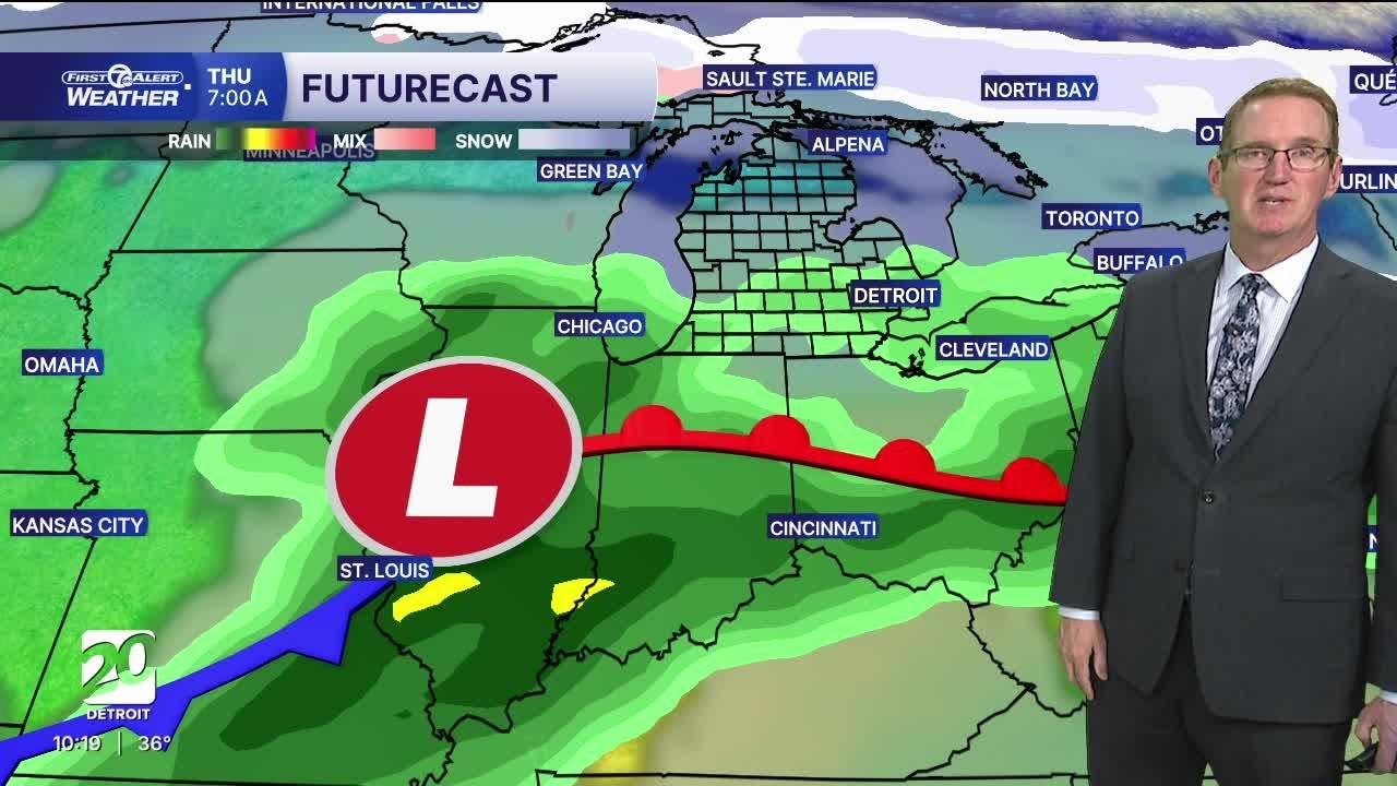 Morning fog, evening rain Wednesday