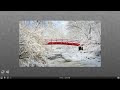 Jigsaw Puzzle: Fresh snowfall on red bridge, Thomas Mitchell Park | 300 pieces