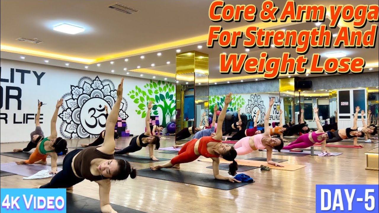 Core & Arm Yoga For Strength And Weight Lose | Master Ranjeet Singh Bhatia | Day-5