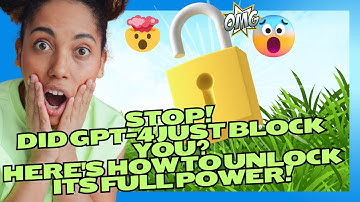 STOP! Did GPT-4 Just BLOCK You? Here