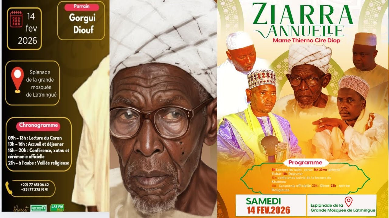 Ziarra annuelle 36e édition de Mame Thierno Ciré Diop à Latmingué. 