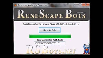 Runescape first legit Auth code generator!!!