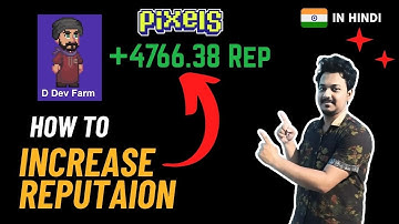 How to INCREASE REPUTATION in Pixels 🌟  Fast Rep Point Tips