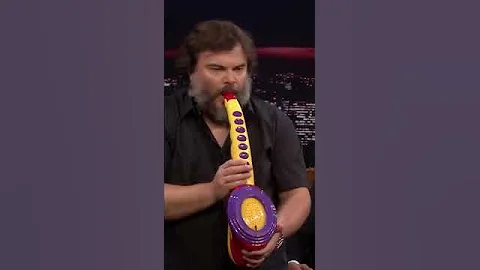 Jack Black performs his legendary Sax-A-Boom! #shorts