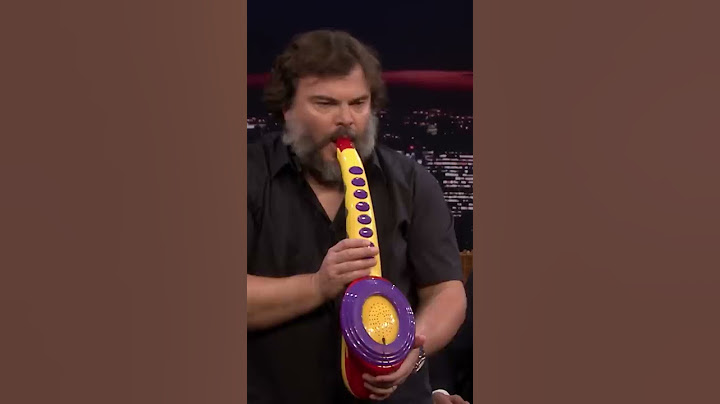 Jack Black performs his legendary Sax-A-Boom! #shorts