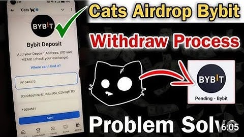 How to get withdraw of cats in bybit exchange