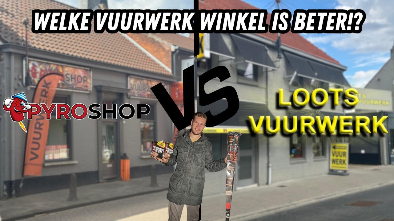 BELGISCH VUURWERK SHOPPEN BIJ DEZE 2 VUURWERK WINKELS!