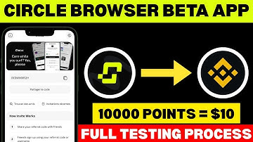 Circle Browser Beta Testing | News, Referrals and Earning features | Earn $10 by reading news