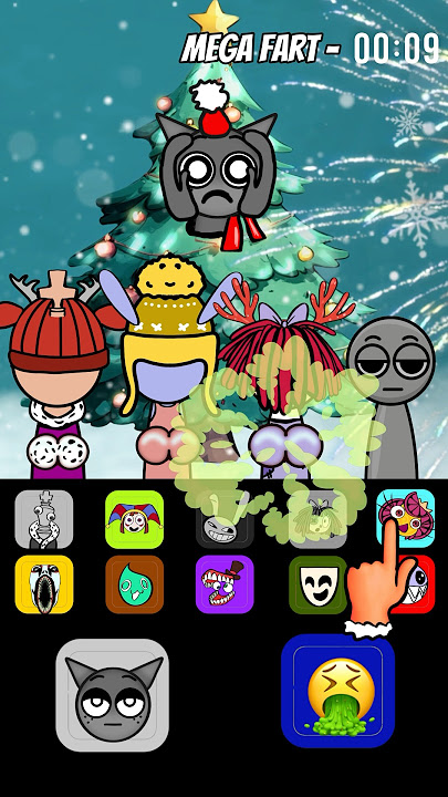 Sprunks and the Amazing Digital Circus Merry Christmas Fart  #animation #theamazingdigitalcircus