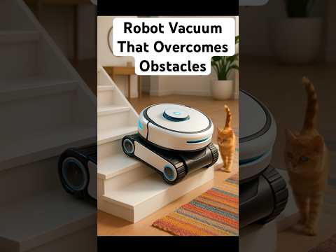 Say Goodbye to Manuel Lifting! Robot Vacuum That Overcomes Obstacles