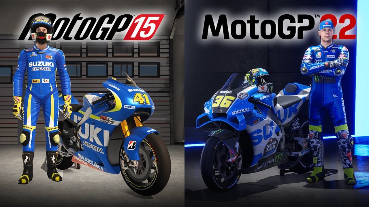 Evolution of Suzuki GSX-RR in Every MotoGP Games