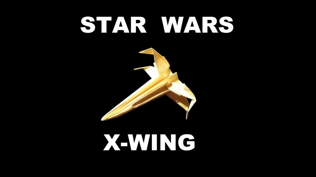 Paperfun Star Wars Series The Origami X Wing Fighter Easy Version