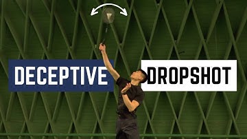 The amazing REVERSE FOREHAND DROP SHOT - Learn it step by step | Basic Feather | Badminton tutorial