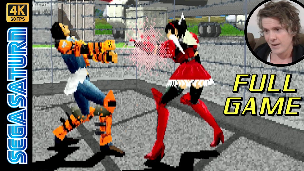 Fighting Vipers on Sega Saturn - Full Game as Candy 4K - YouTube