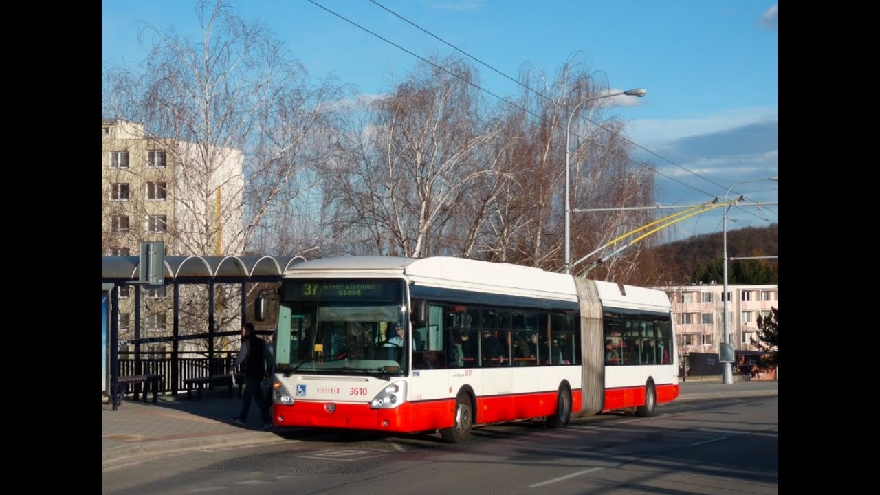 Škoda 25TR 3610 na lince 37 v úseku Talichova - Stamicova
