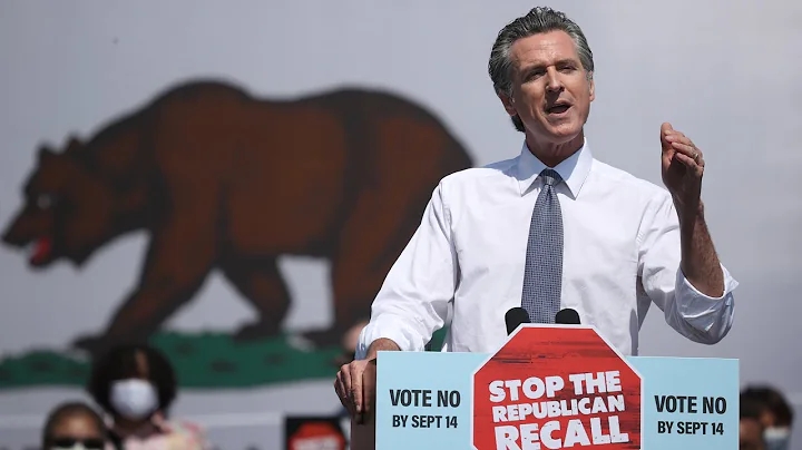 The governor of California, Gavin Newsom, is facin...