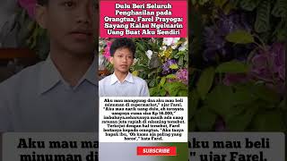 Download Lagu Dulu Beri Seluruh Penghasilan pada Orangtua, Farel Prayoga: Sayang Kalau Ngeluarin Uang Buat Aku MP3