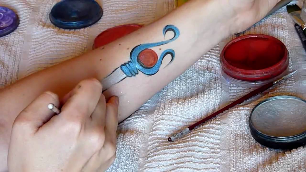 Dagger Cheek Art Face Painting YouTube