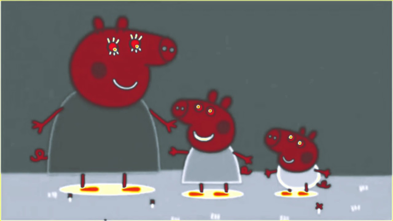 Peppa Pig Theme Song With Orange Negative Effect, Synth Electronic ...