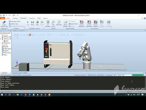 Abb IRB 120 controll using myo armband