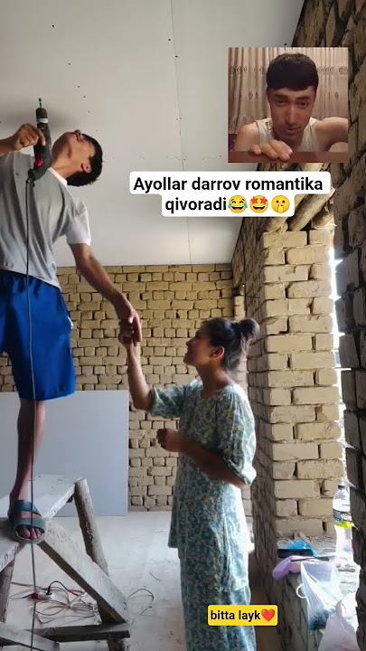 ❗🤫😂 romantika o'ldiku❗ #duet #funny #love #dance #100millon #vlog