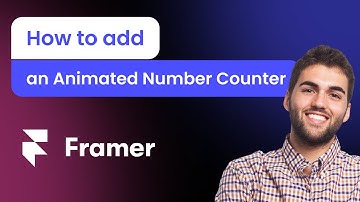 How to add an Animated Number Counter to Framer