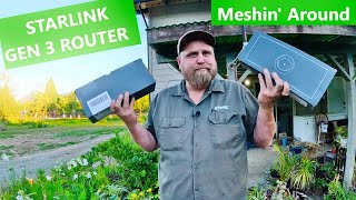 Starlink Gen 3 WiFi Router and Mesh Network Test  How far can it reach?