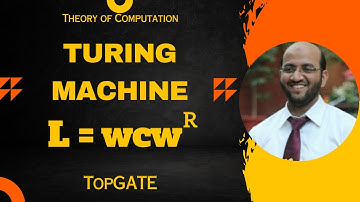 Turing Machine for L = wcw^r in English | Turing Machine for Language WCWr | Automata Theory | TOC