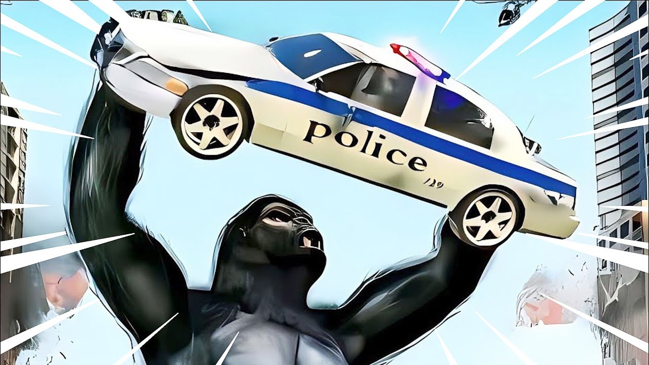 GORILA APLASTA CIUDAD JUEGO