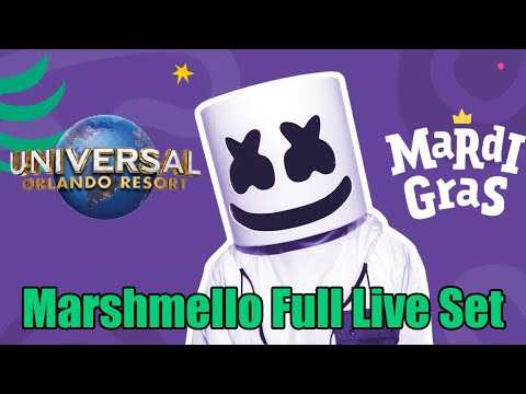 Marshmello Full Live Dj Set - Universal Studios Orlando Mardi Gras 2022