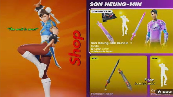 *NEW* Super Street Fighter, Son Hueng-Min, Mind Blown Emote- Fortnite Shop Update - June 20, 2025