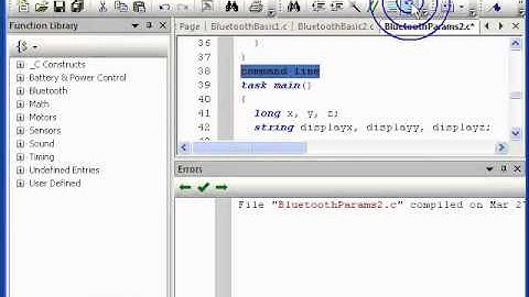 ROBOTC for Mindstorms video tutorial
