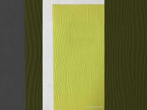 Однотонні зелені німецькі шпалери 944931, теплого салатового відтінку, які миються вінілові на флізеліновій основі, видео 4