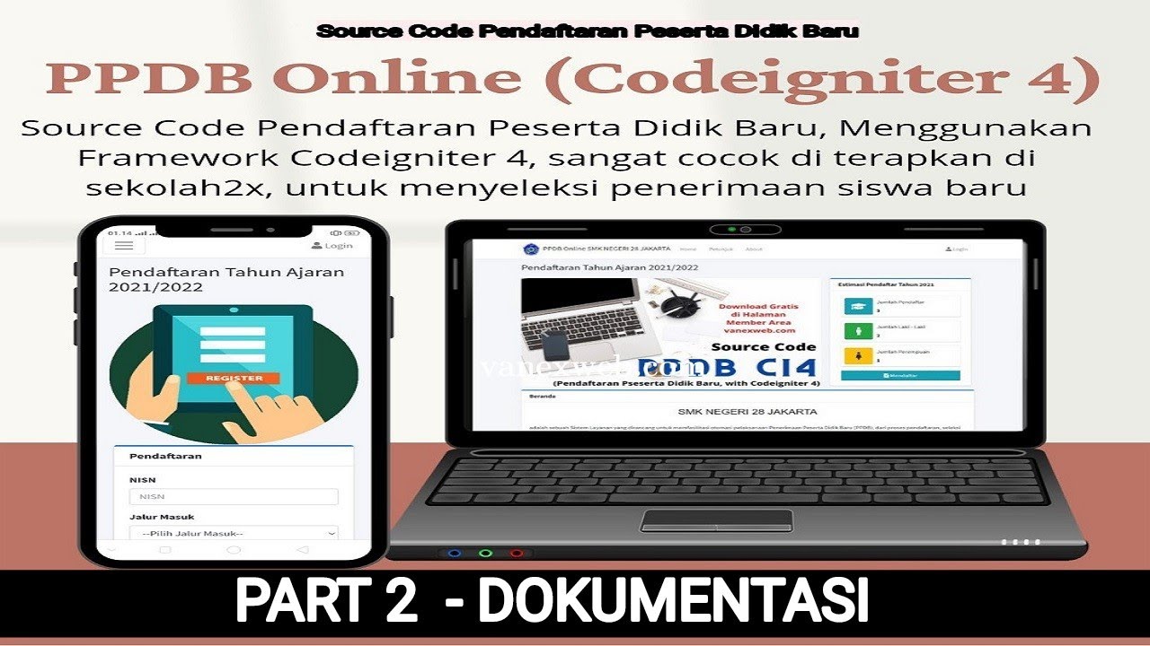 Source Code Pendaftaran Peserta Didik Baru Codeigniter 4 Part 2 ...