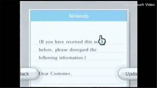 2 June 2009 Nintendo Wii Message Board footage