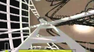 RolerCoaster mathematical Povray-animation