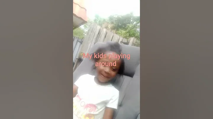 my kids playing