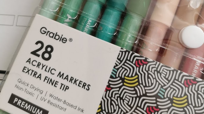 ARE THESE BETTER THAN POSCA PENS? GRABIE ACRYLIC PAINT MARKER