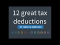 12 Great Tax Deductions for Australian Businesses