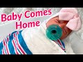 Bringing baby home  realistic newborn reborn doll first night home routine