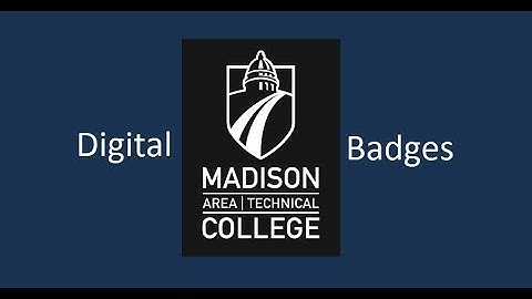 Digital Badge Credentials