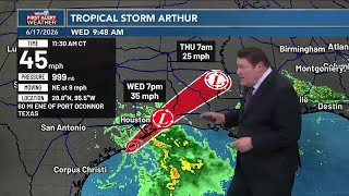 FIRST ALERT: Tropical Storm Arthur develops, bringing heavy rain and flash flooding risk to Pine...