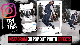 Instagram 3D Pop Out Photo Effects ( Photoshop Tutorial) screenshot 4