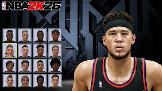 Best Devin Booker Face Creation In NBA 2K26
