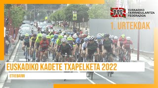 EUSKADIKO KADETE TXAPELKETA 2022 | ETXEBARRIA | 1. URTEKOAK