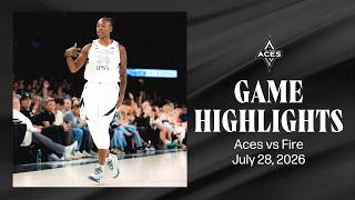 Las Vegas Aces vs Portland Fire Highlights | 7.28.26