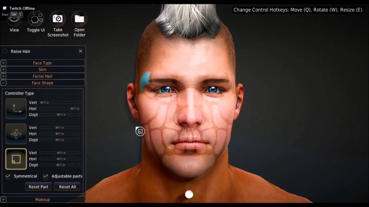 Black Desert Online: Warrior Character Creation Time Lapse