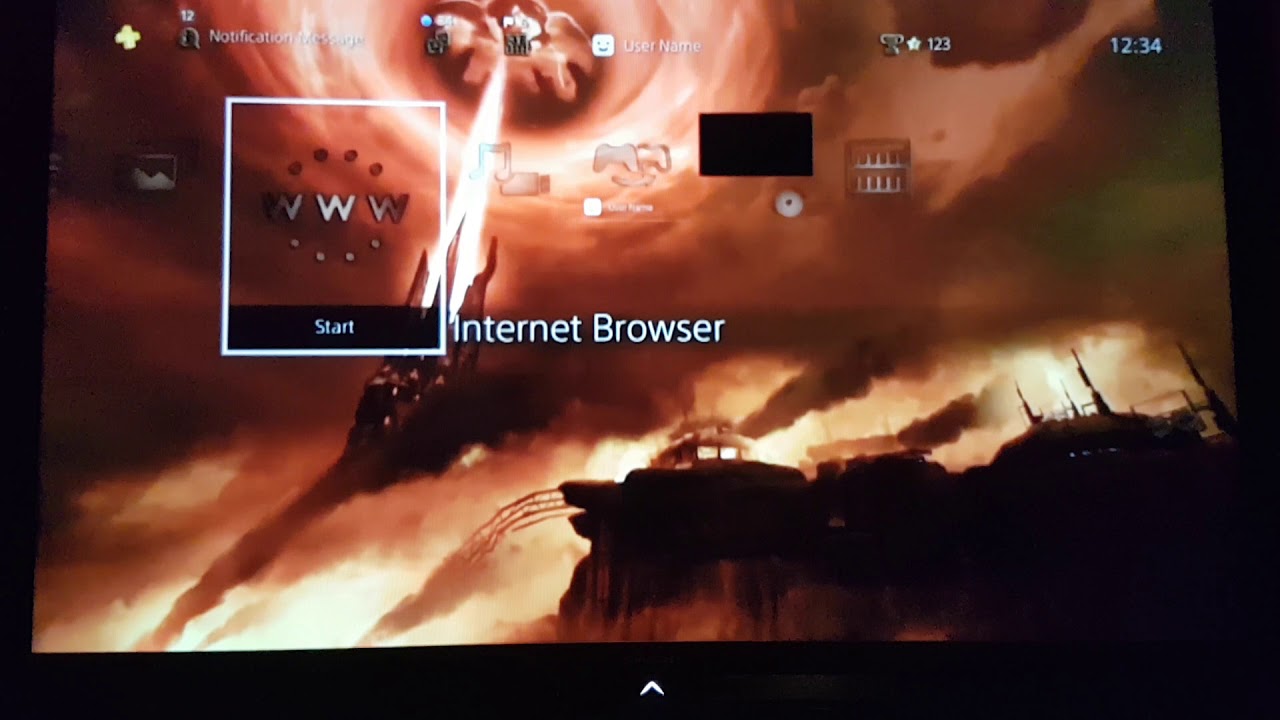 Doom VFR DOOM Argent Energy Dynamic Theme Ps4 Design